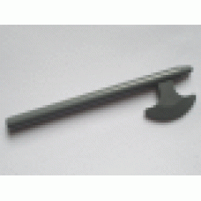 Part 3848 Dark Bluish Gray Minifig, Weapon Halberd 